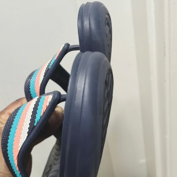 Crocs Monterey Beaded Women's Wedge Flip Flops Sandals Size 8✌️ - Picture 5 of 9